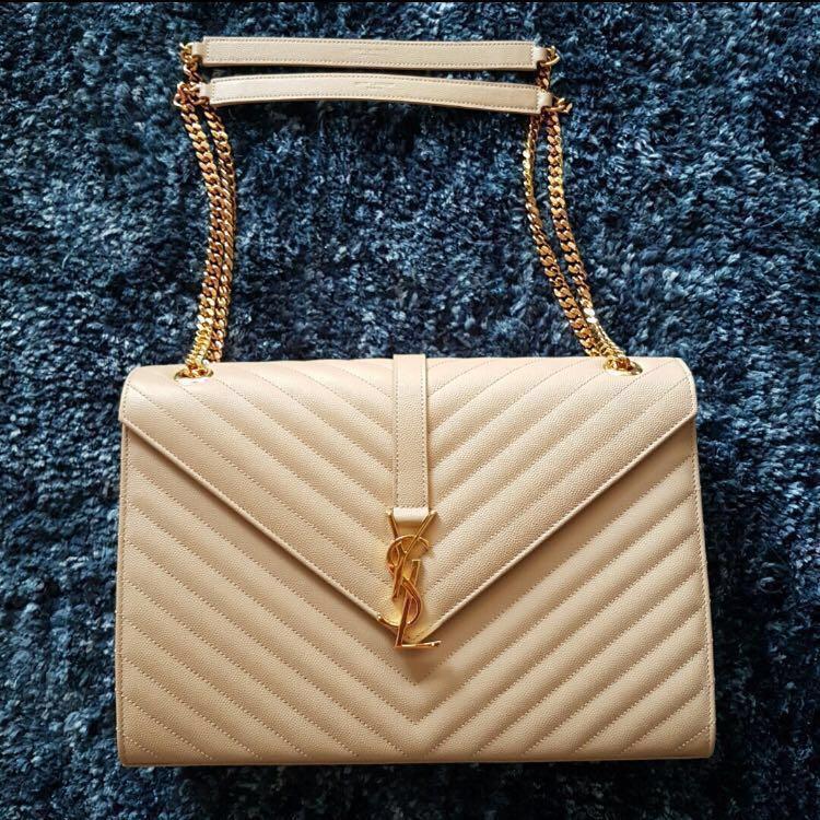 YSL Envelope Wallet On Chain, Luxury, Bags & Wallets on Carousell