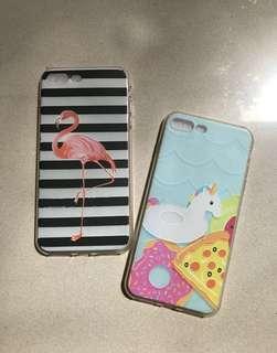 Get 2 Case iphone 7+ flaminggo unicorn only 50K