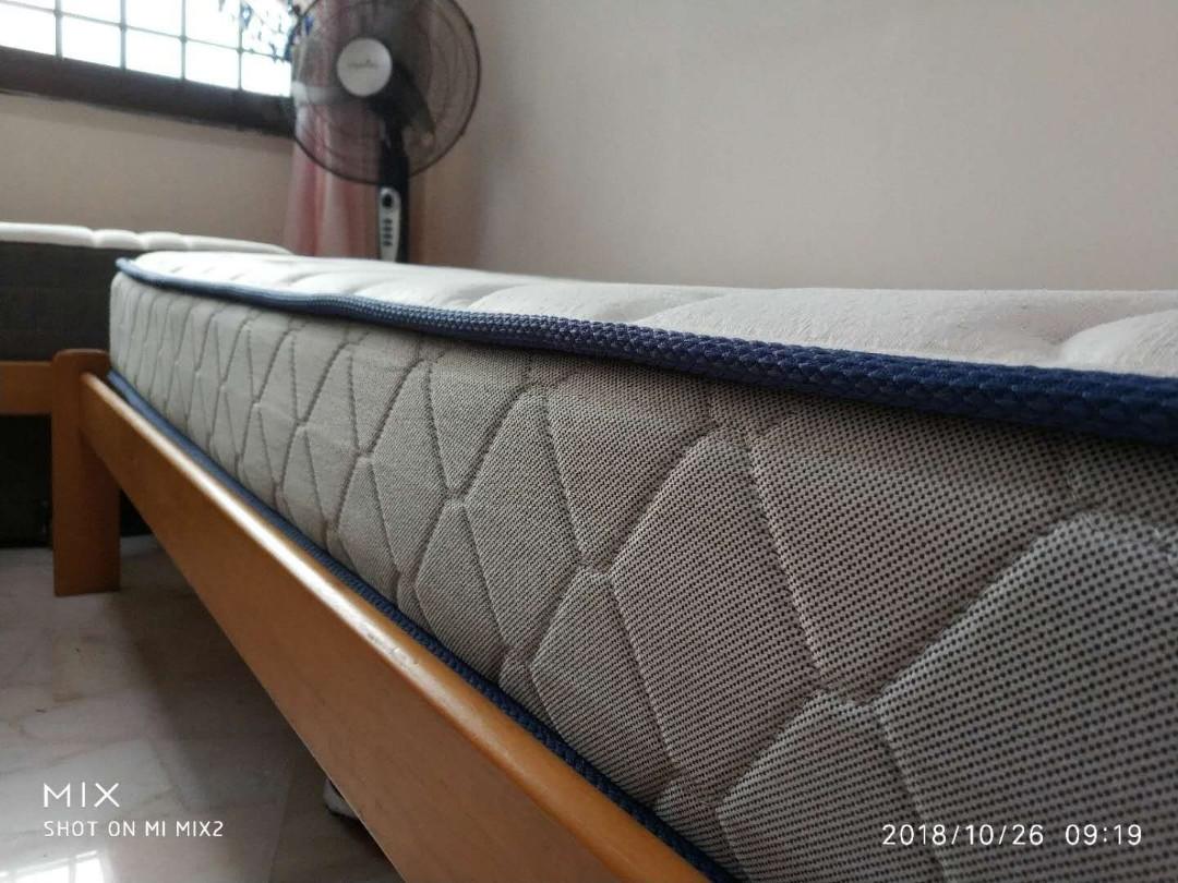 2 single bed mattress Alton/IKEA, Furniture & Home Living, Furniture