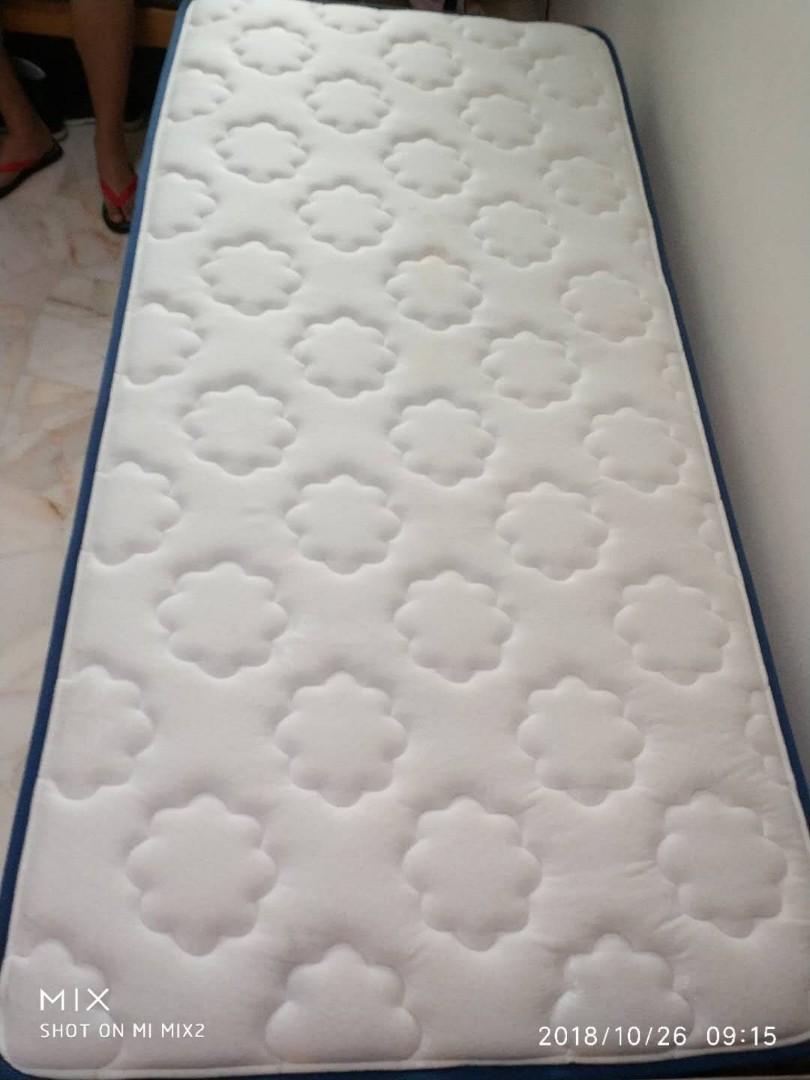 2 single bed mattress Alton/IKEA, Furniture & Home Living, Furniture