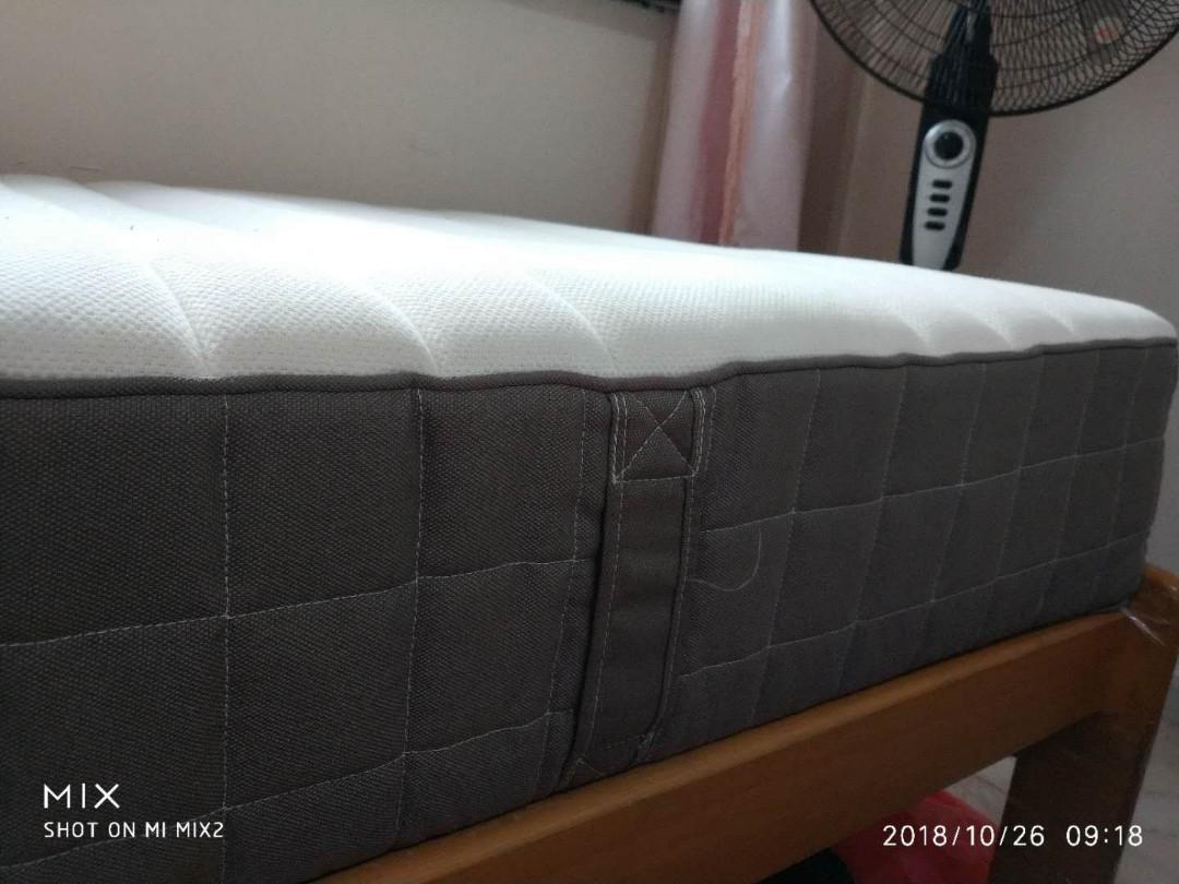2 single bed mattress Alton/IKEA, Furniture & Home Living, Furniture