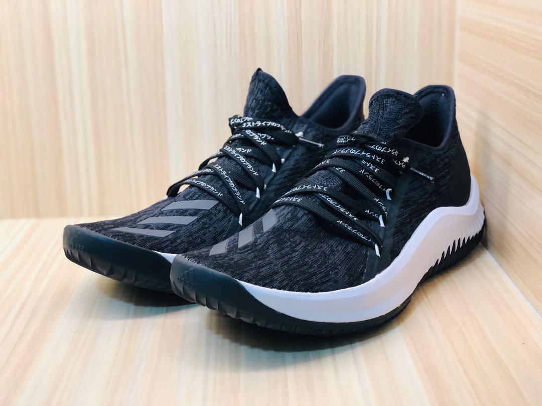 adidas dame dolla core black white Men s Fashion Footwear Sneakers on Carousell