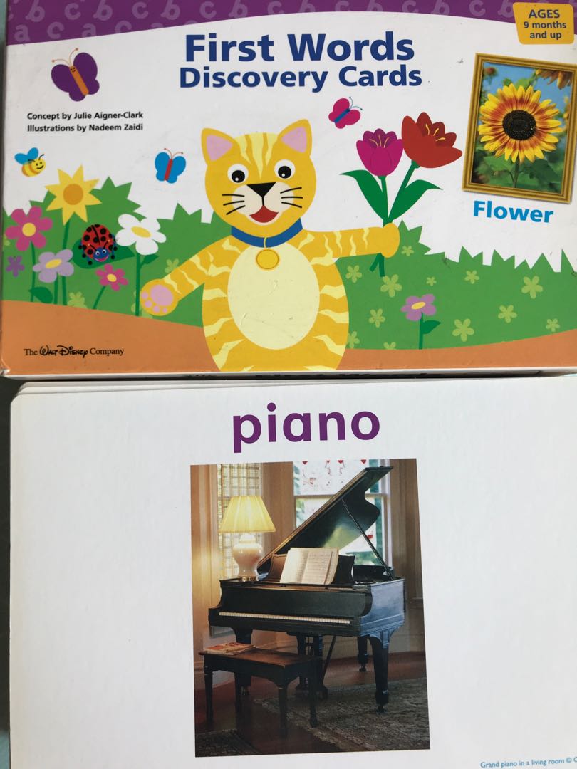 baby einstein piano cards