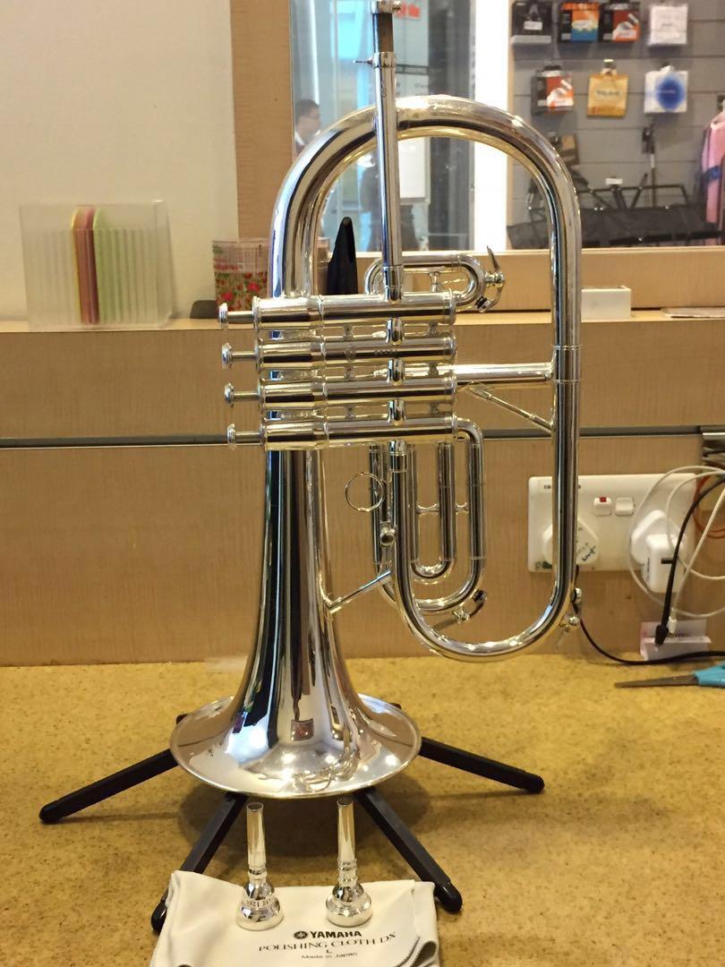 Bb Flugelhorn AC156R(4valve) Courtois Paris, Hobbies & Toys, Music