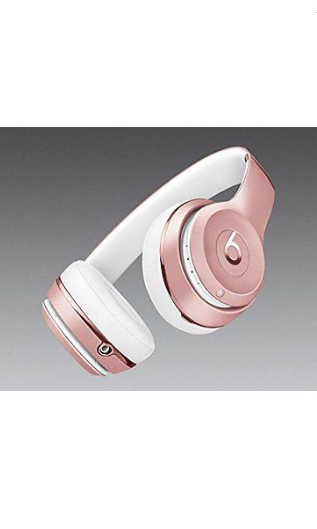 Beats Solo 3 Wireless Rose Gold Luxury Accessories Others On Carousell