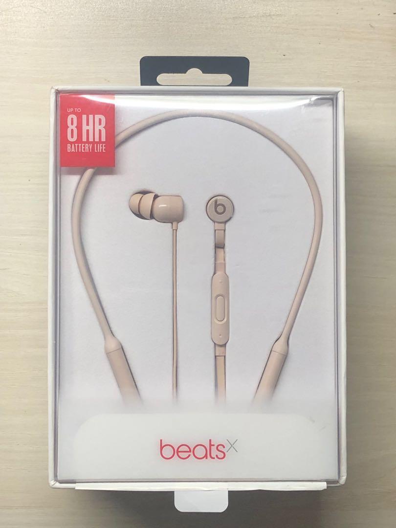 beatsx earphones matte gold