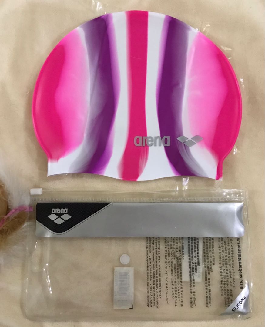 BN Arena Swimming cap, Sports Equipment, Sports & Games, Water Sports