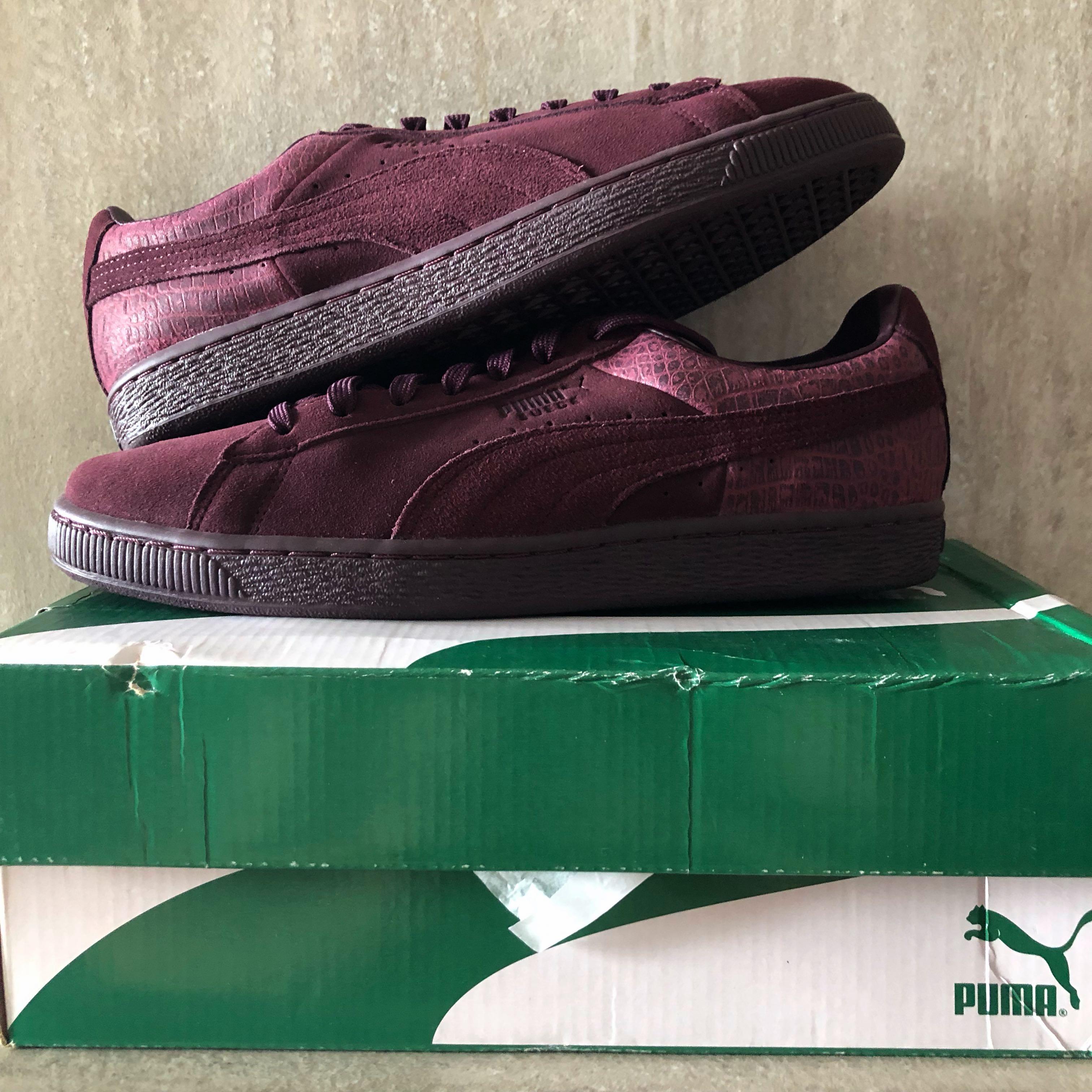 puma suede emboss men's sneakers