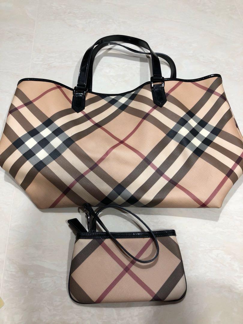 burberry large clutch