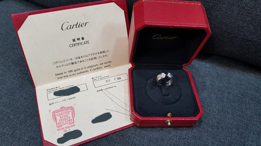 Cartier ring box for sale top