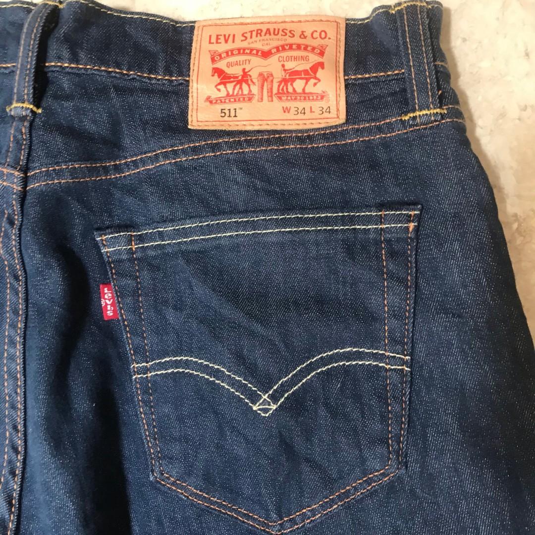 Celana Jeans Levis 511 Slim Made In Egypt Original Preloved, Fesyen Pria,  Pakaian , Bawahan di Carousell