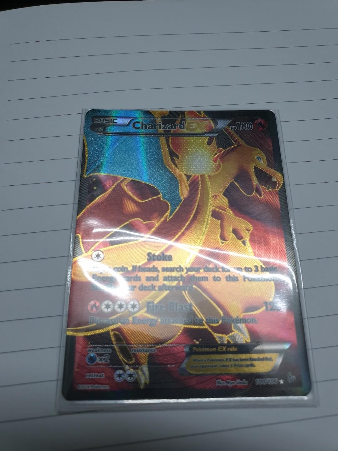 Charizard Ex Full Art 100 106 Ultra Rare Hobbies Toys Toys Games On Carousell