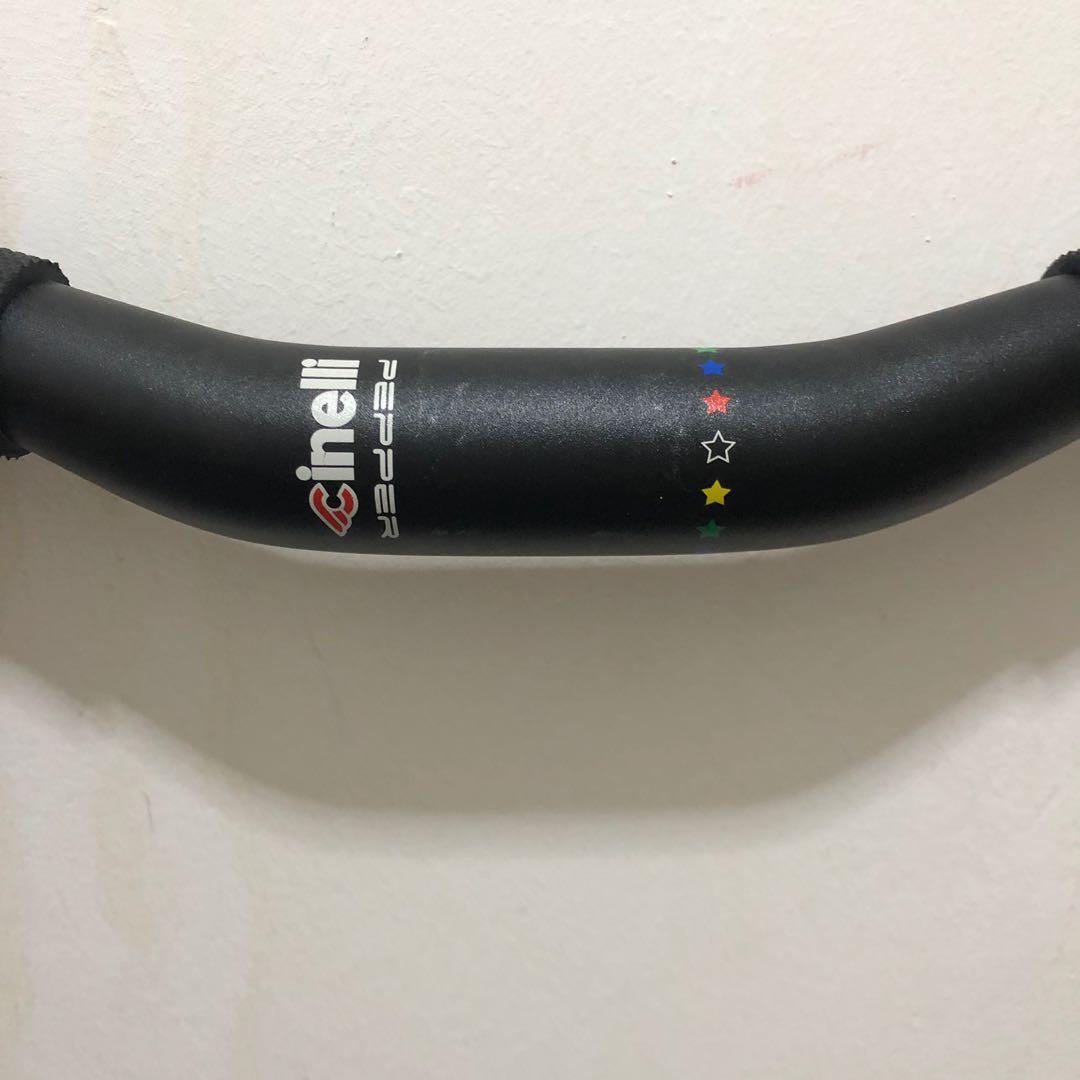 Carbon Bunch Bars Cinelli Pepper Riser Bar 31.8mm - Black Cinelli