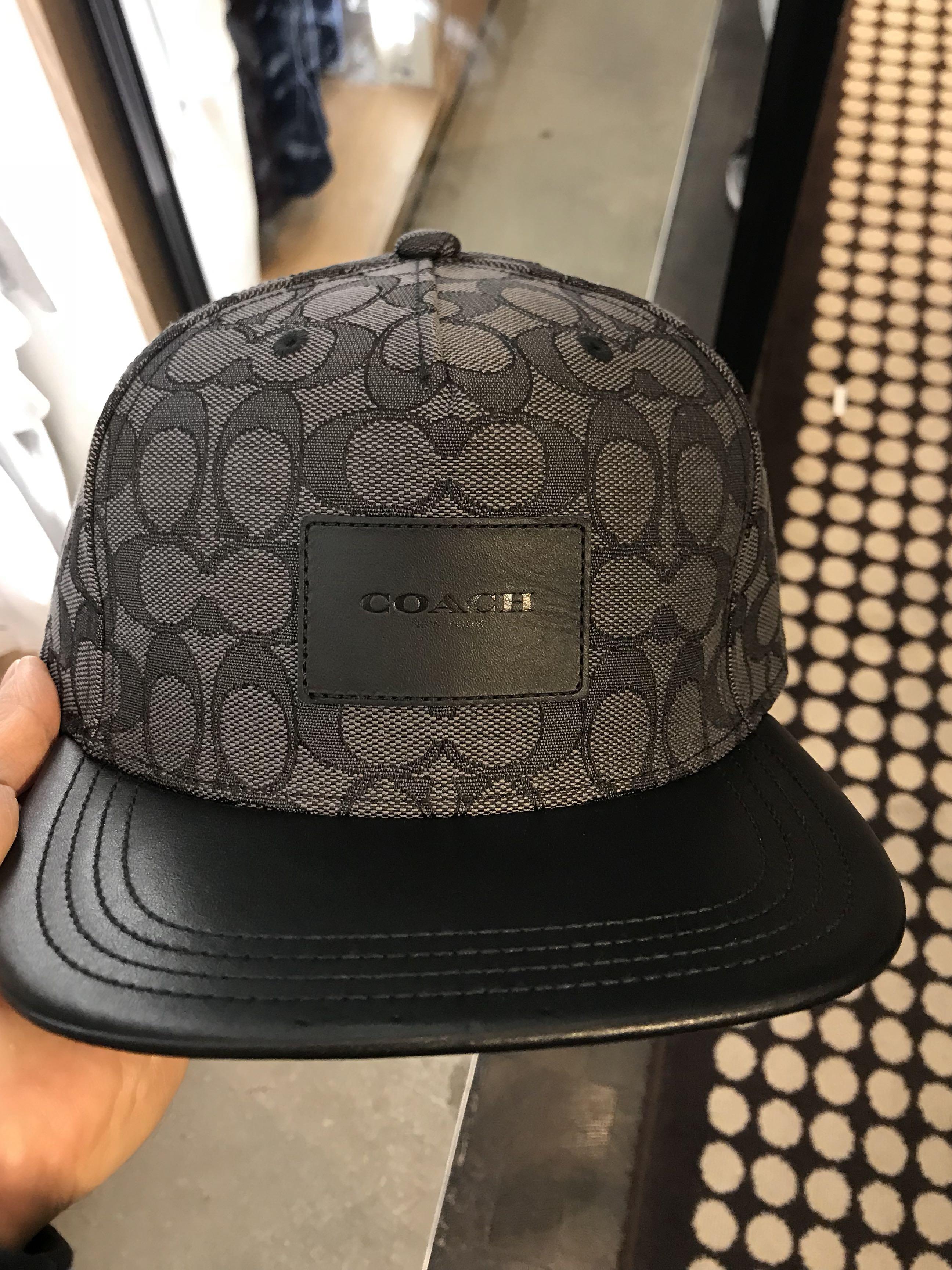 Coach cap mens clearance