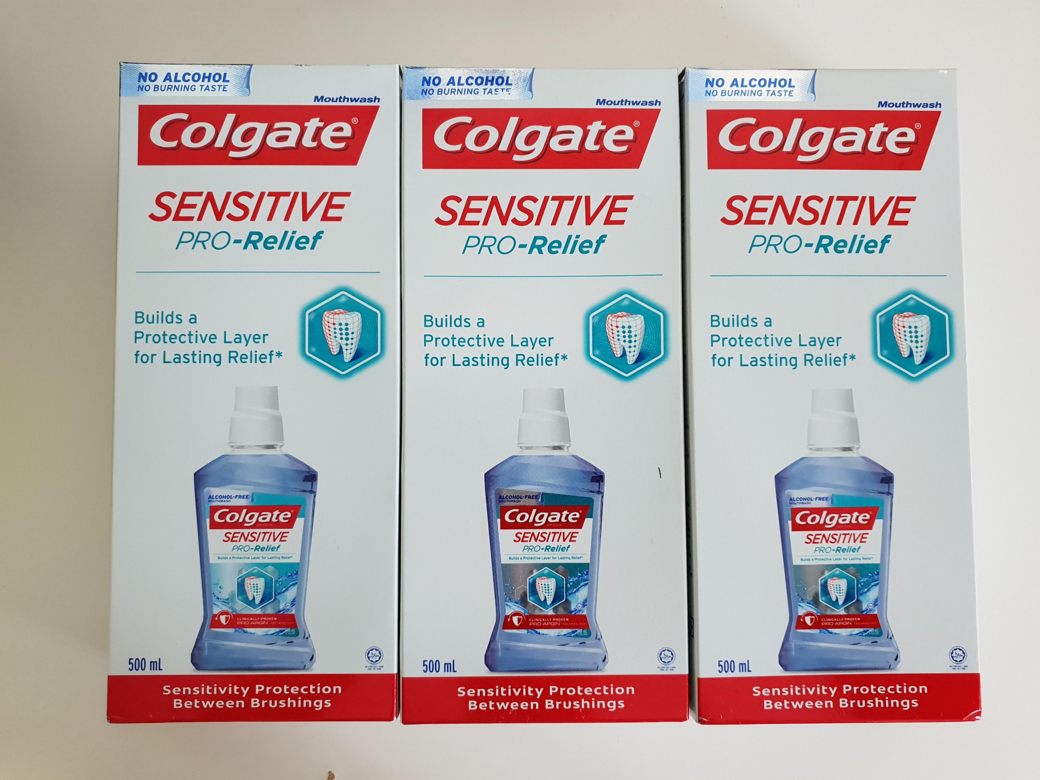Colgate Sensitive Pro Relief 500ml Health Beauty Bath Body On Carousell
