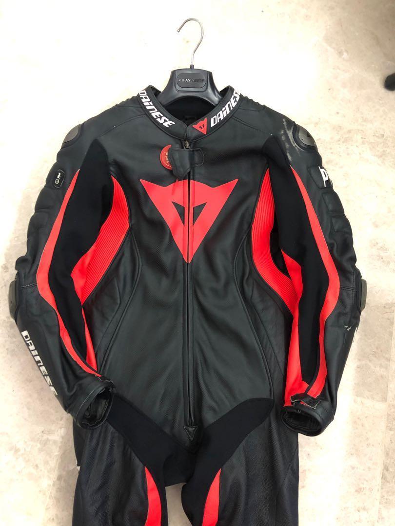 Dainese D Air Racing Misano One Piece Airbag Suit size 52