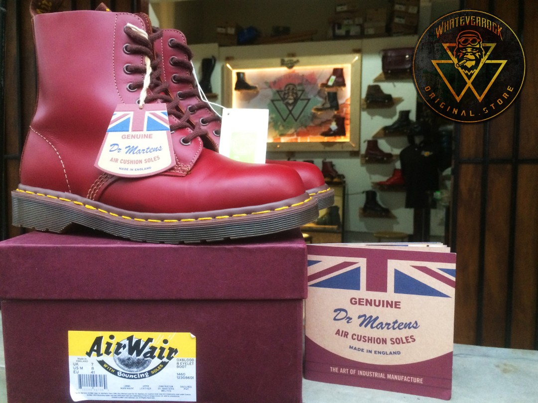 oxblood polish doc martens