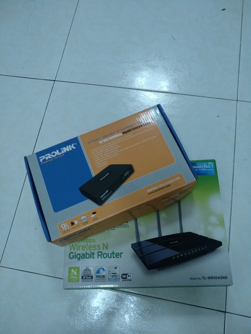 Ethernet Switch & Router, Computers & Tech, Parts & Accessories ...