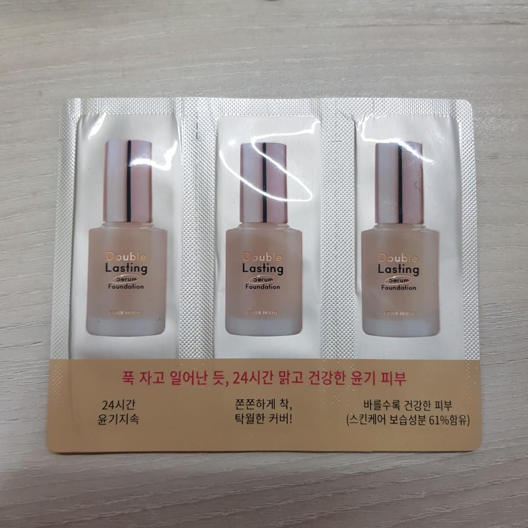 Etude House Double Lasting Serum Foundation Spf25 Samples