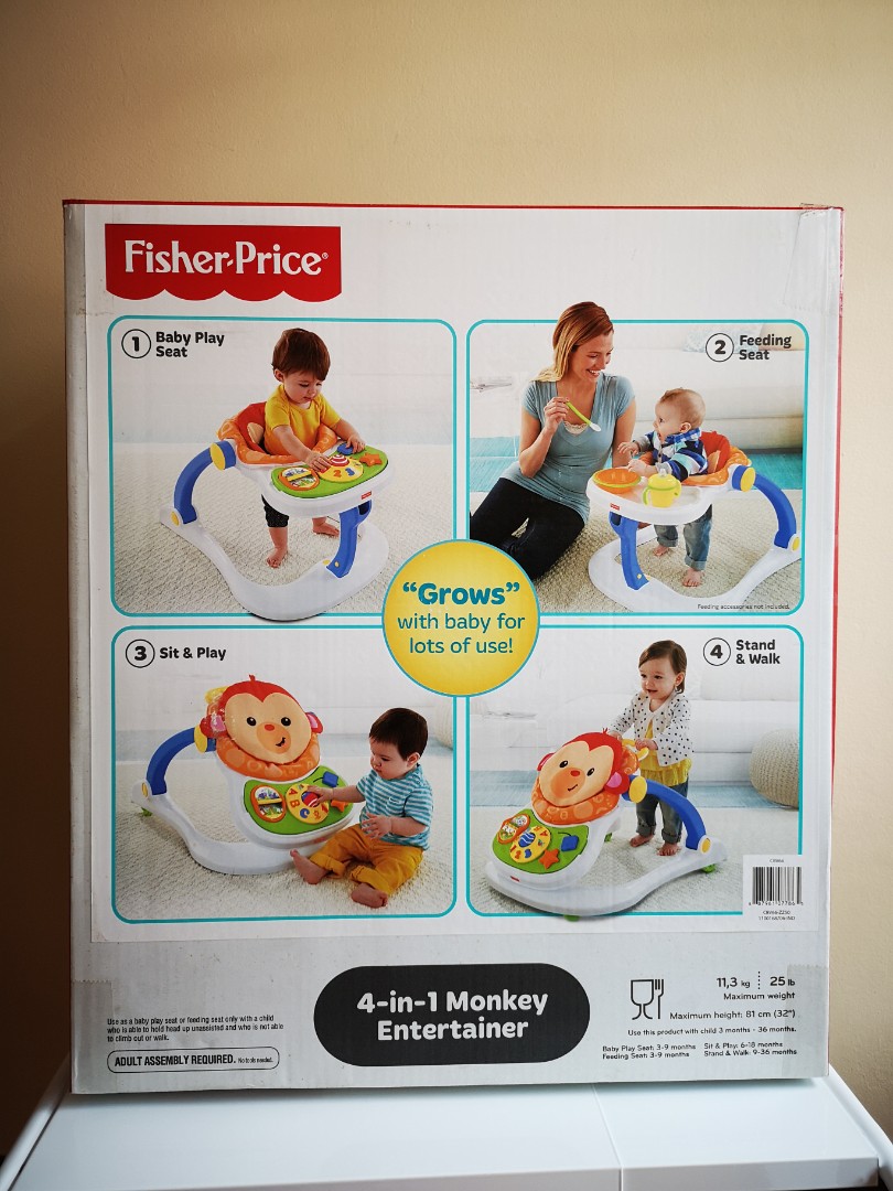Fisher Price 4 in 1 Monkey Entertainer, Hobbies & Toys, Toys & Games on