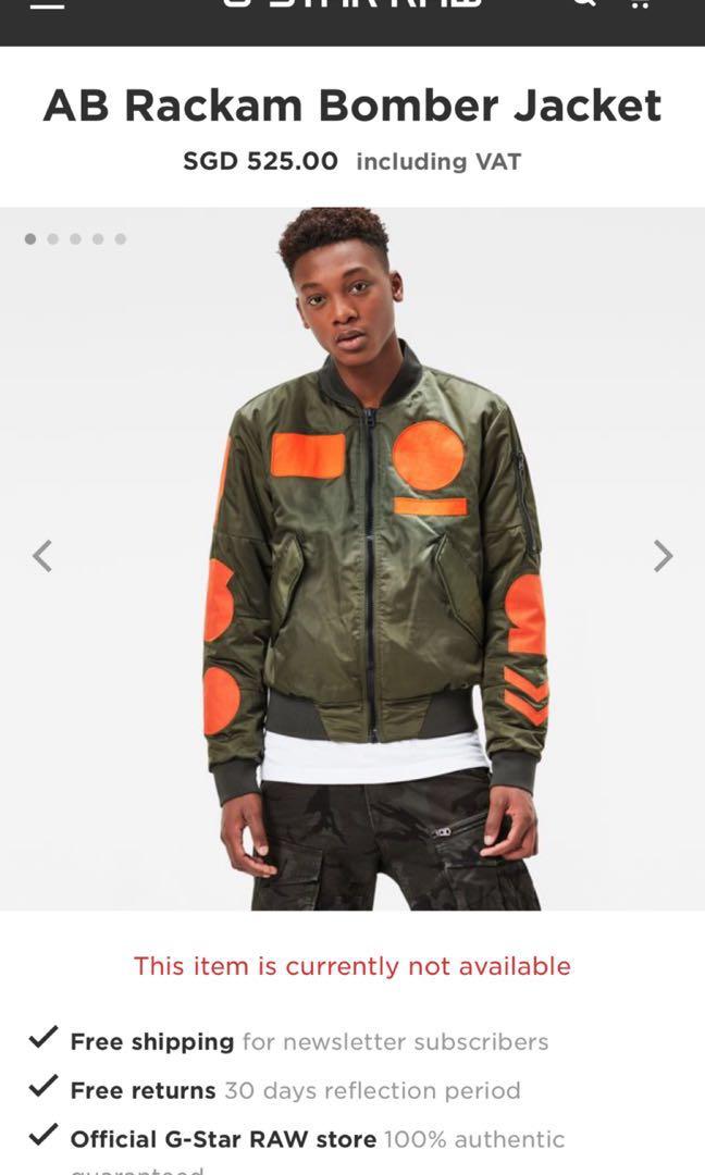 G star outlet rackam bomber jacket