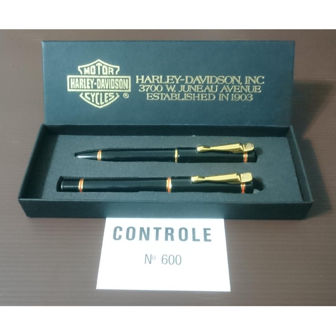 HARLEY DAVIDSON Design INES DUGELAY Ballpoint And Fountain Pen Set, Women's Fashion, Jewelry