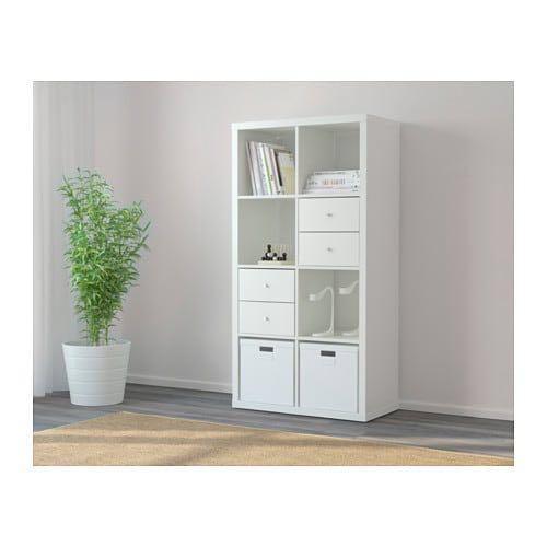 Ikea Expedit Kallax 8格白色收納隔間櫃 居家生活 居家收納在旋轉拍賣