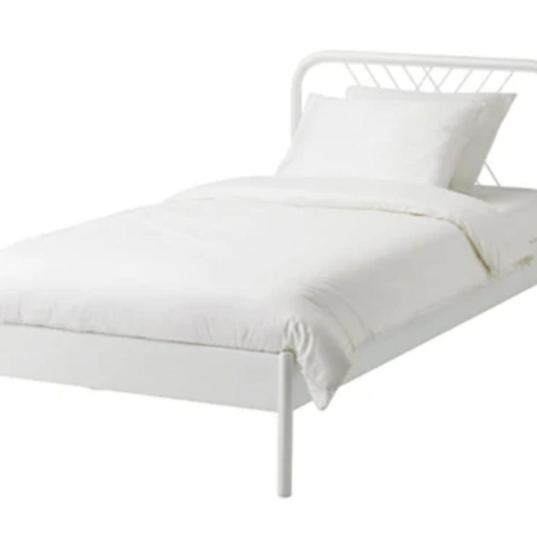 Ikea Nesttun Single Bed Frame Furniture Beds Mattresses On Carousell