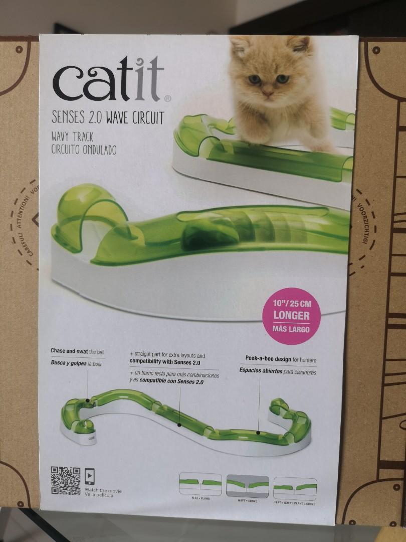 Lnib Catit Senses 2 0 Wave Circuit Pet Supplies For Cats Cat Accessories On Carousell