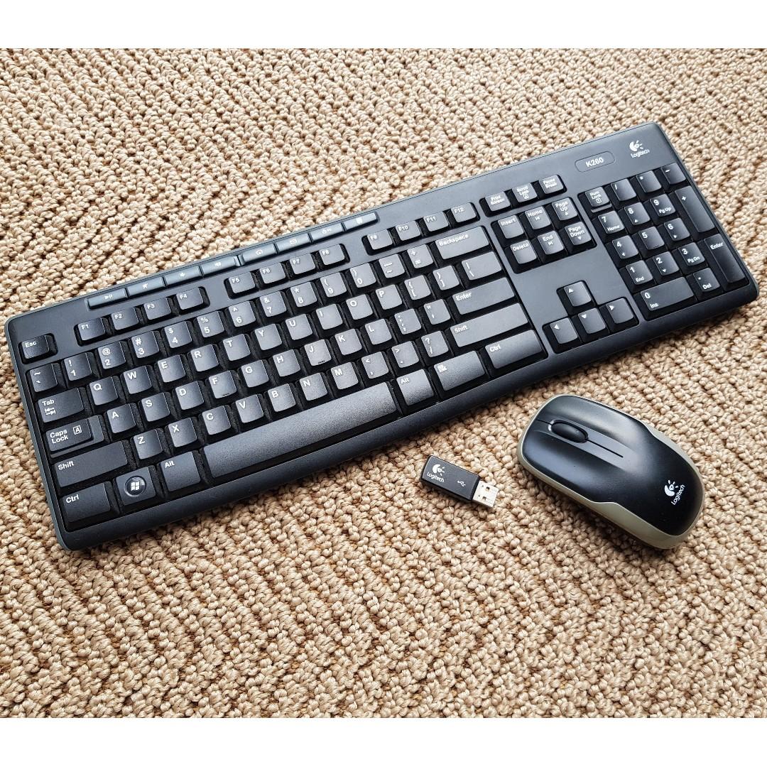 Logitech MK260 wireless keyboard/mouse combo, Computers & Accessories, & Mousepads on Carousell