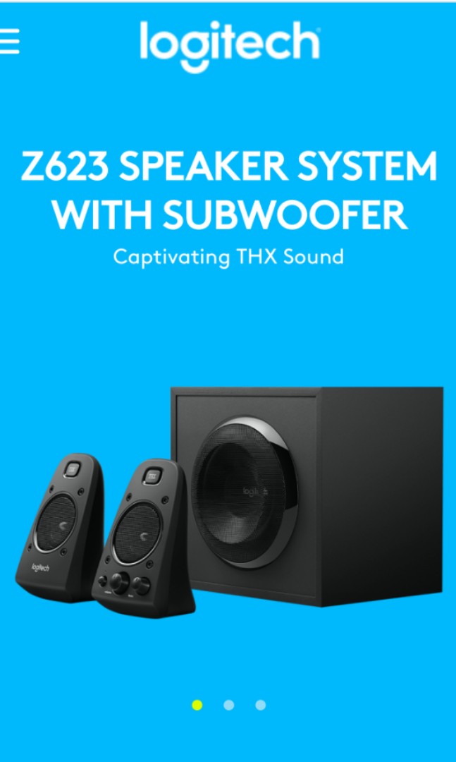 Logitech z623 Speaker with Bluetooth Adapter Audio Soundbars