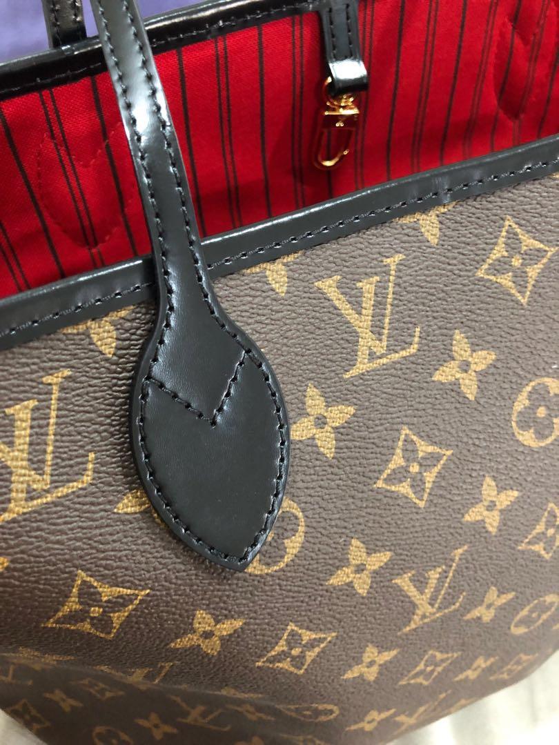 Louis Vuitton Neverfull Black Straps 2024 www.alhudapk