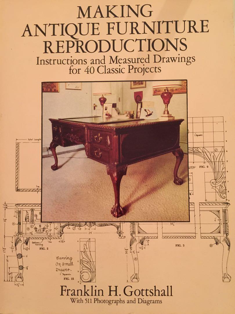 Making Antique Furniture Reproduction Book, Hobbies & Toys, Books