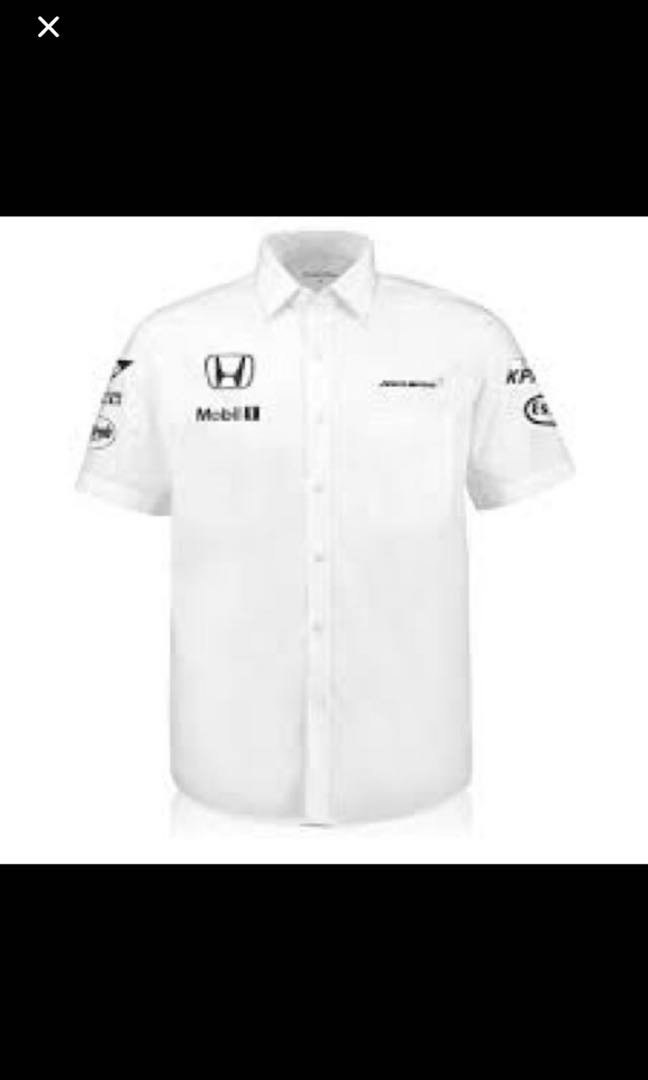 New Mclaren Honda F1 Team Polo Shirt Gray Size Xs S From Japan