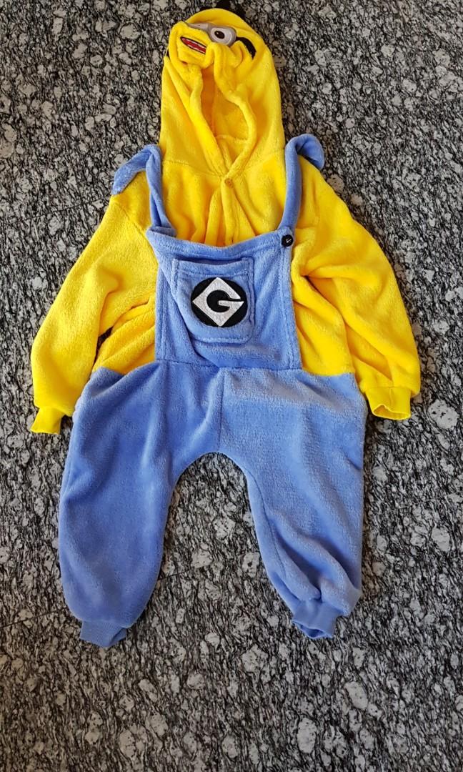 minion costume baby girl