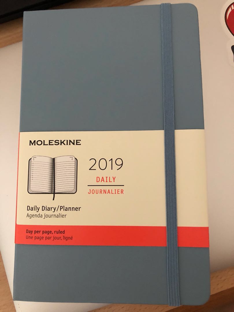 Moleskine Daily Diary 2019 Books Stationery Stationery On Carousell