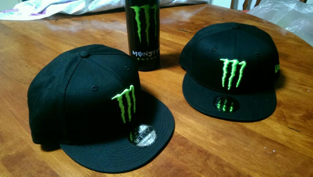 New era monster energy official team wear merchandise, Men's Watches & Accessories, Cap & Hats on Carousell