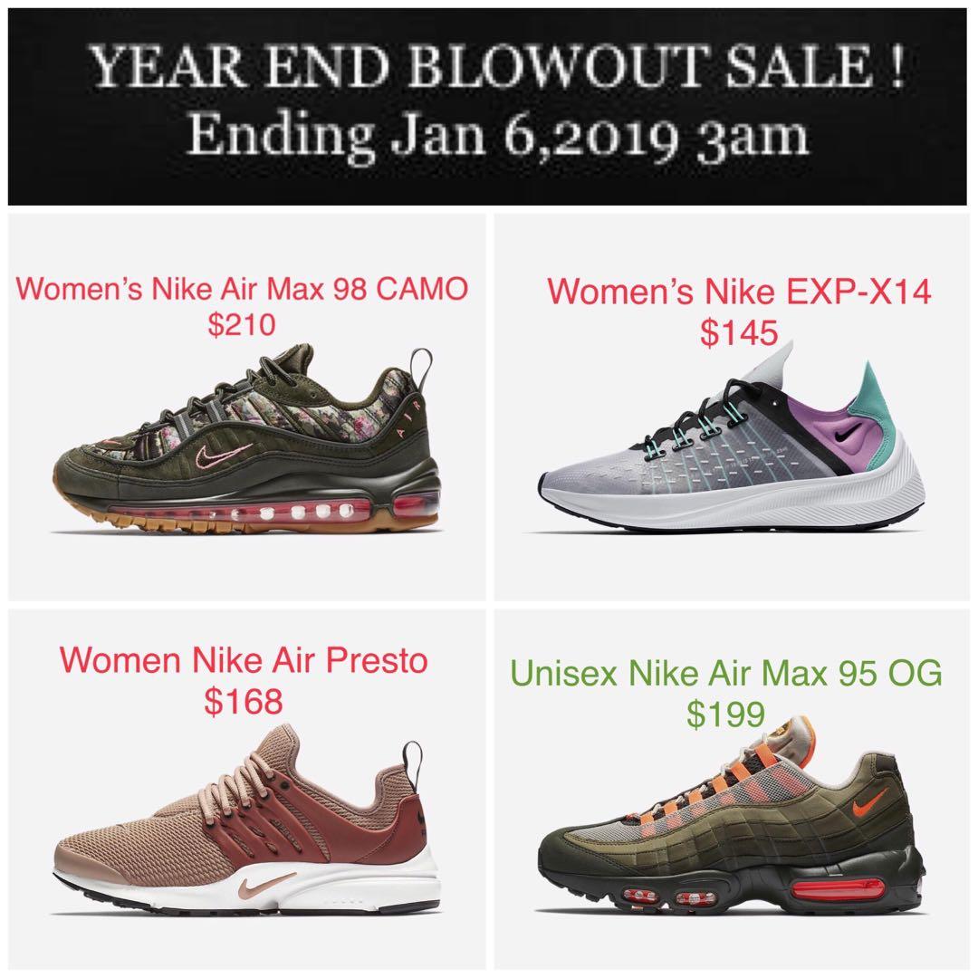 Nike blowout shop sale