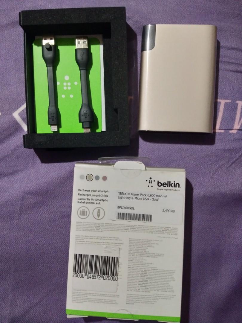 Original Belkin Powerbank From Mac 6600 Mah Mobile Phones