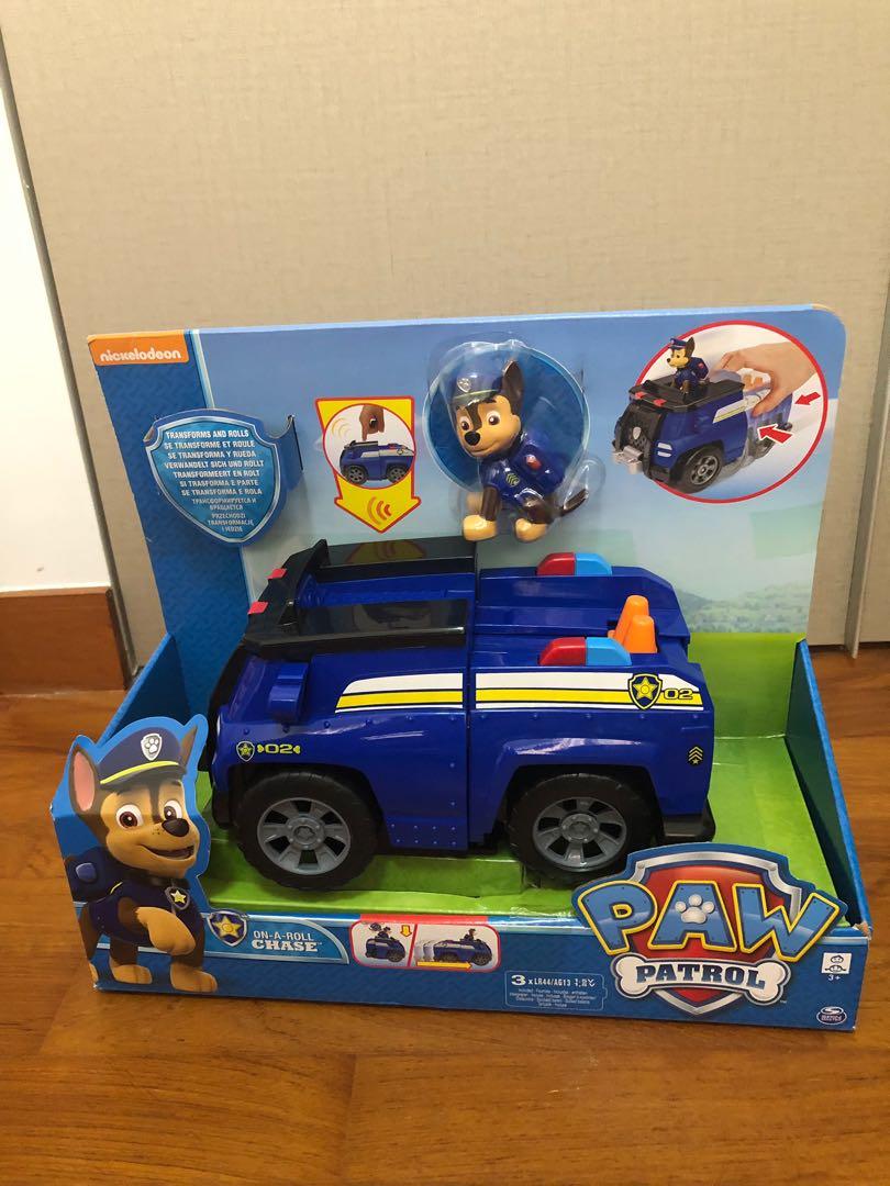 paw patrol transforming chase