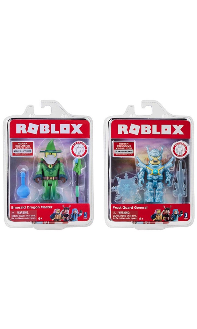 Po Roblox Emerald Dragon Master Frost Guard General Figure 2 Pack Toys Games Bricks Figurines On Carousell - roblox frost guard general review free code