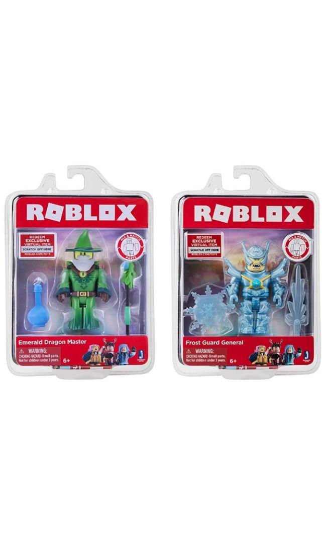 Po Roblox Emerald Dragon Master Frost Guard General Figure 2 Pack Toys Games Bricks Figurines On Carousell - frost general roblox