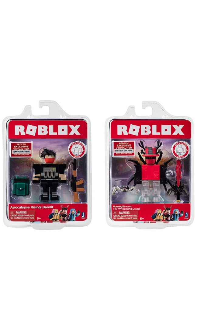 Po Roblox Figure 2 Pack Apocalypse Rising Bandit Homingbeacon The Whispering Dread Toys Games Bricks Figurines On Carousell - roblox apocalypse rising bandit and homingbeacon the