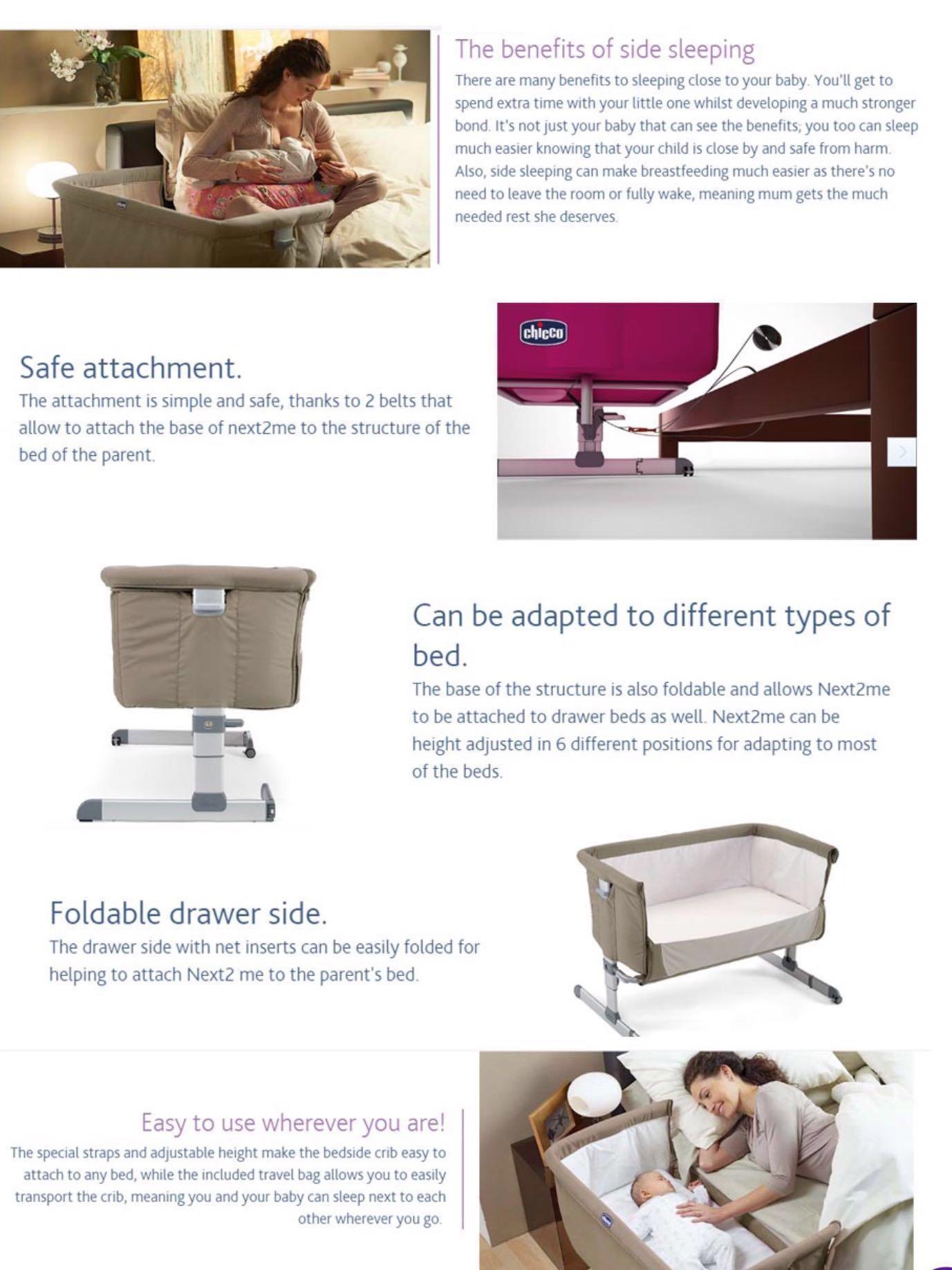 chicco next to me preloved