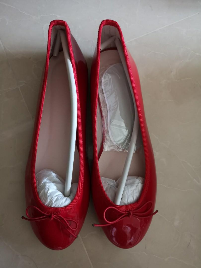 Cute red cheap flats