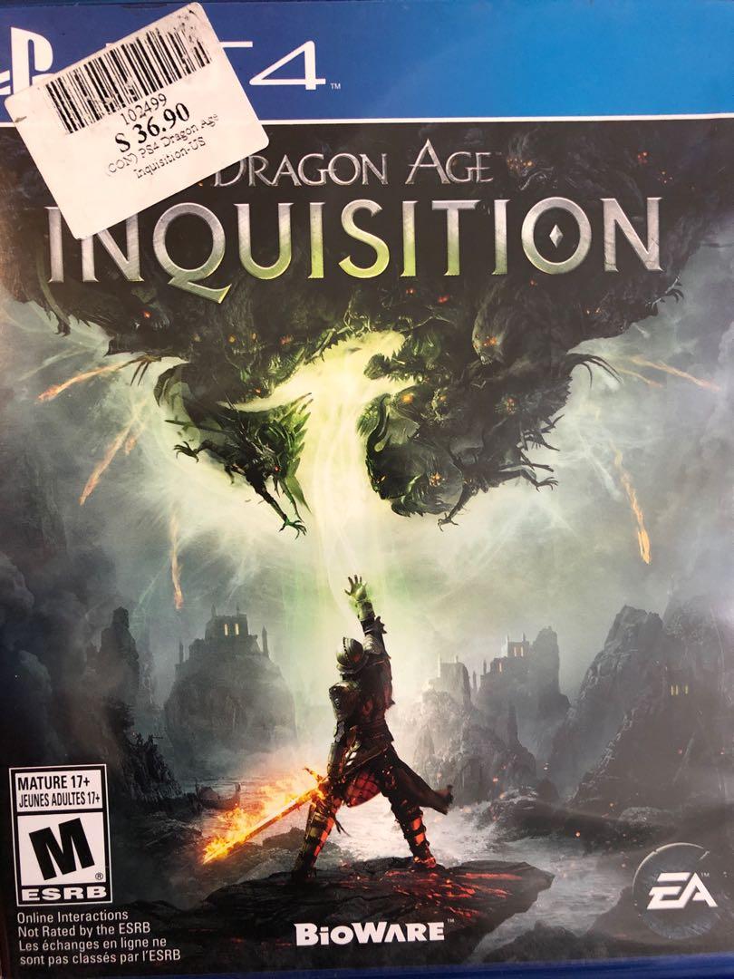 Selling Dragon Age Inquisition Ps4 Toys Games Video Gaming Video Games On Carousell