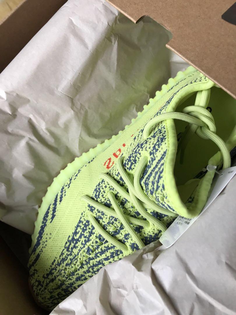 yellow yeezys