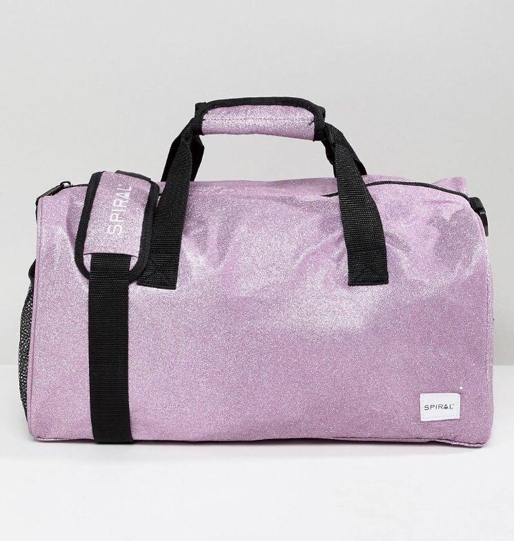 glitter gym bag