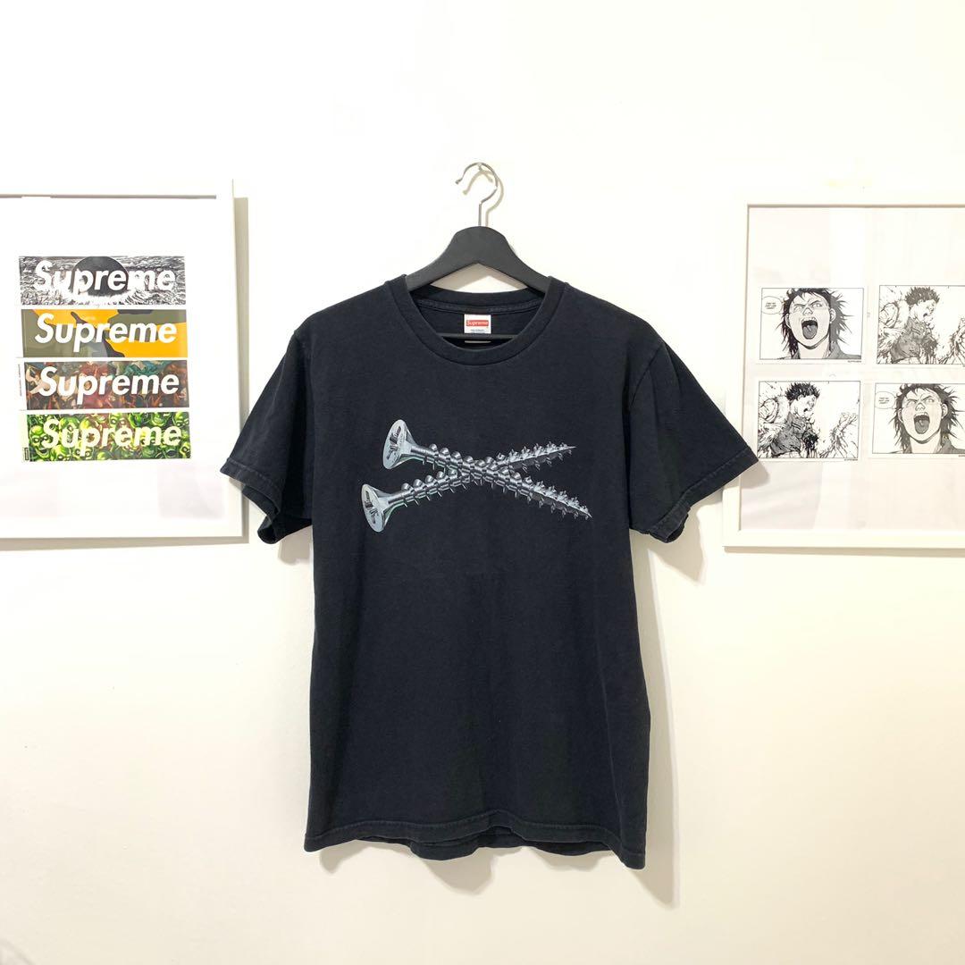 supreme screw Tee M black