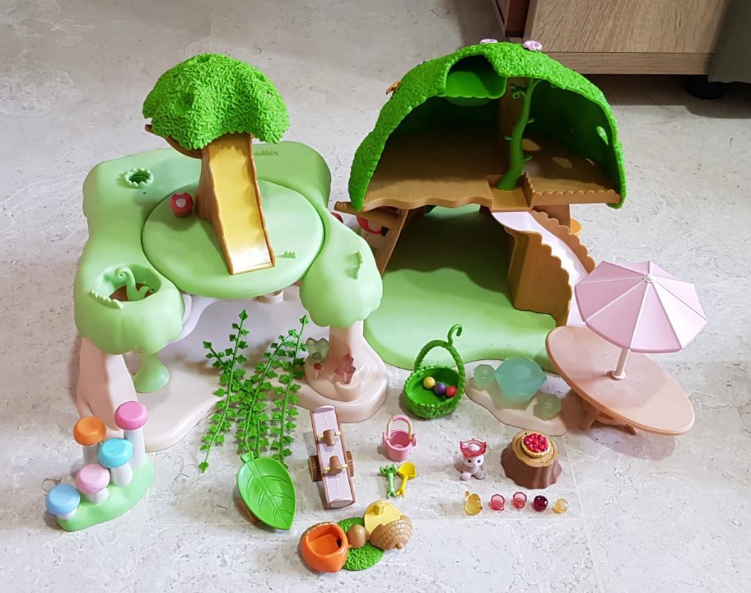 sylvanian families nursery treehouse playset